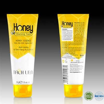 Sữa rửa mặt Honey Bạch Liên - Mỹ Phẩm Bạch Liên - Công Ty CP Nam Dược Hải Long